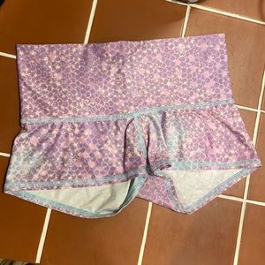 teeki mermaid fairy queen shorts lavender